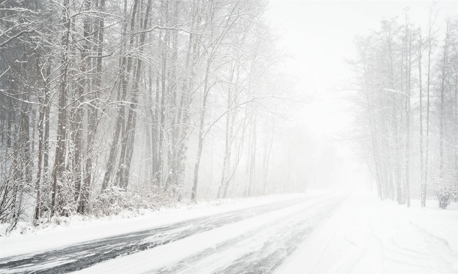 Snowy road